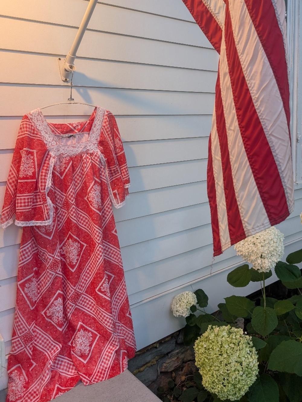 Lady Lewis 1980’s Gingham House Dress